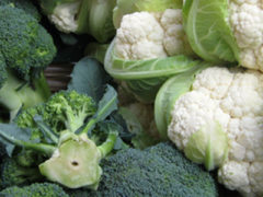 Broccoli and Cauliflower